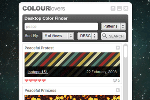 Colour Lovers Adobe AIR app